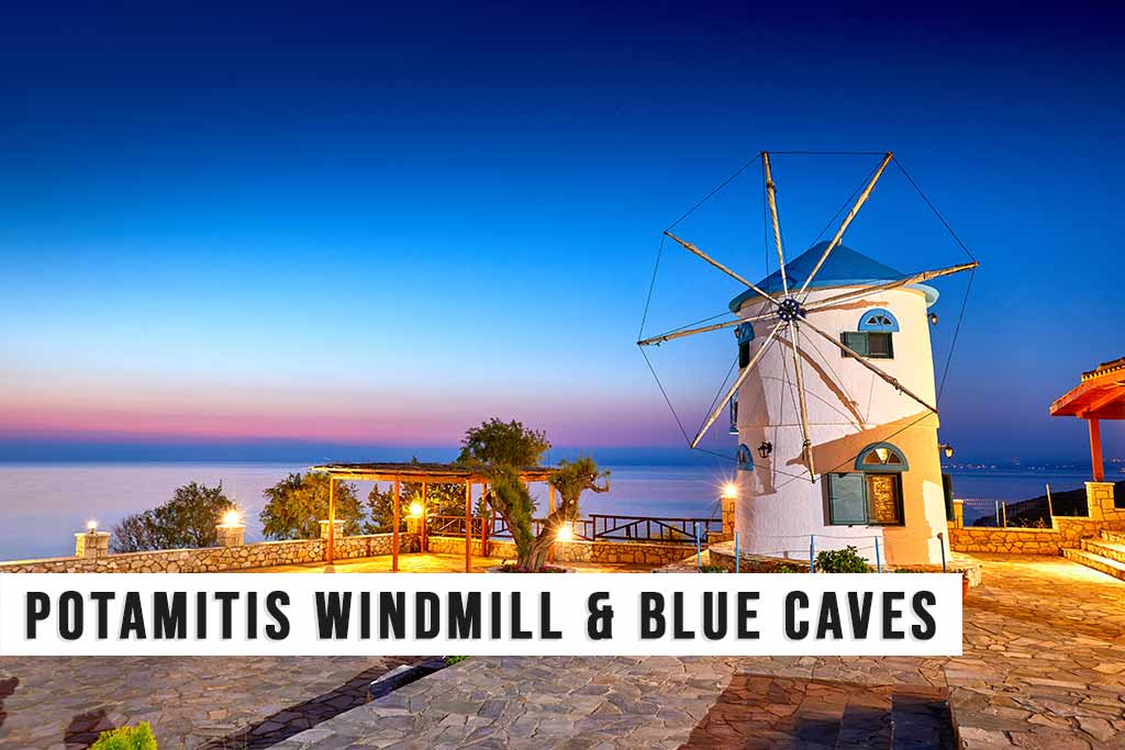 Potamitis Windmill and Blue Caves, Zante