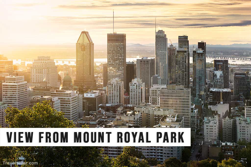 View from Mount Royal Park