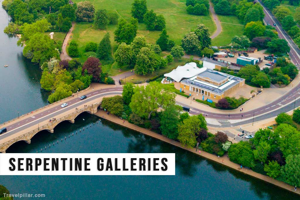 The Serpentine Galleries in Hyde Park London (view of the North Gallery)