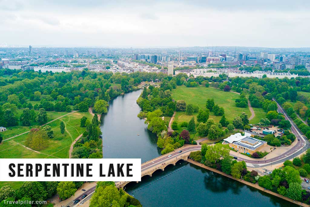 The Serpentine Lake in Hyde Park London