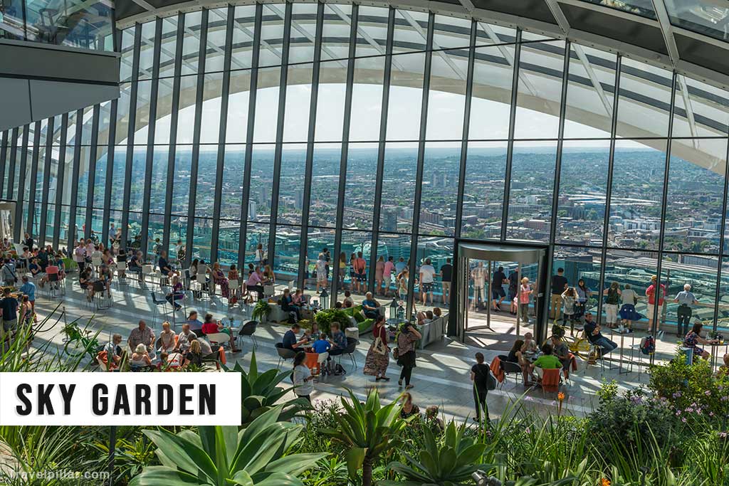 The Sky Garden located in the Fenchurch Building, London