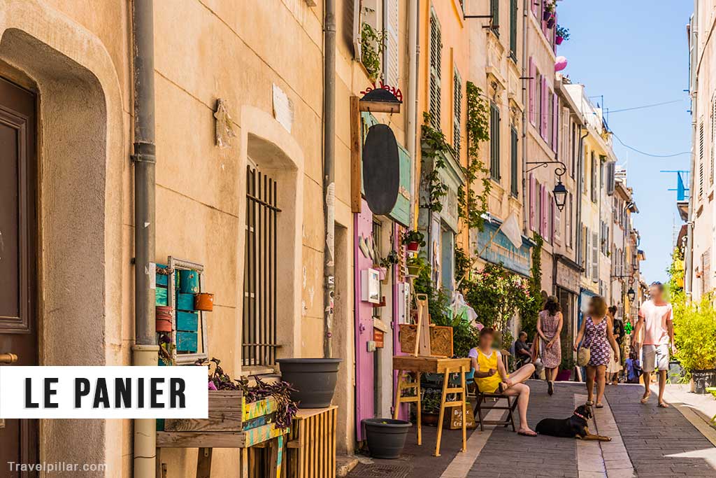 Le Panier District, Marseille, France