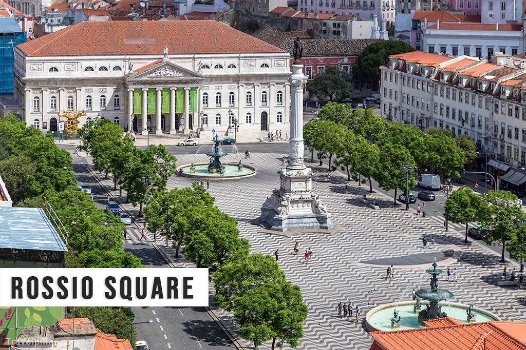 Rossio Square - Lisbon Portugal