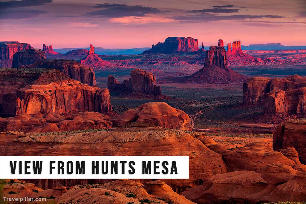 View from Hunts Mesa - Monument Valley USA