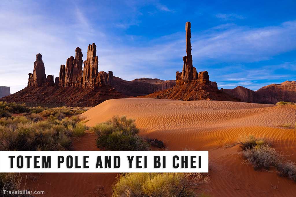 Totem Pole and Yea Bi Chei