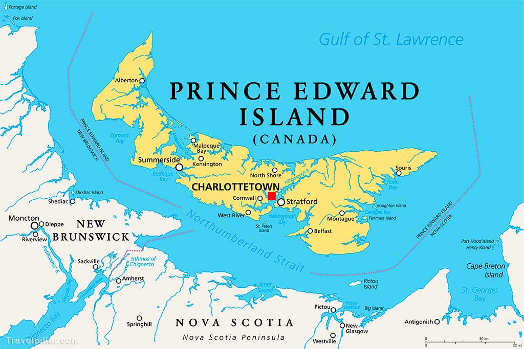 Prince Edward Island Map