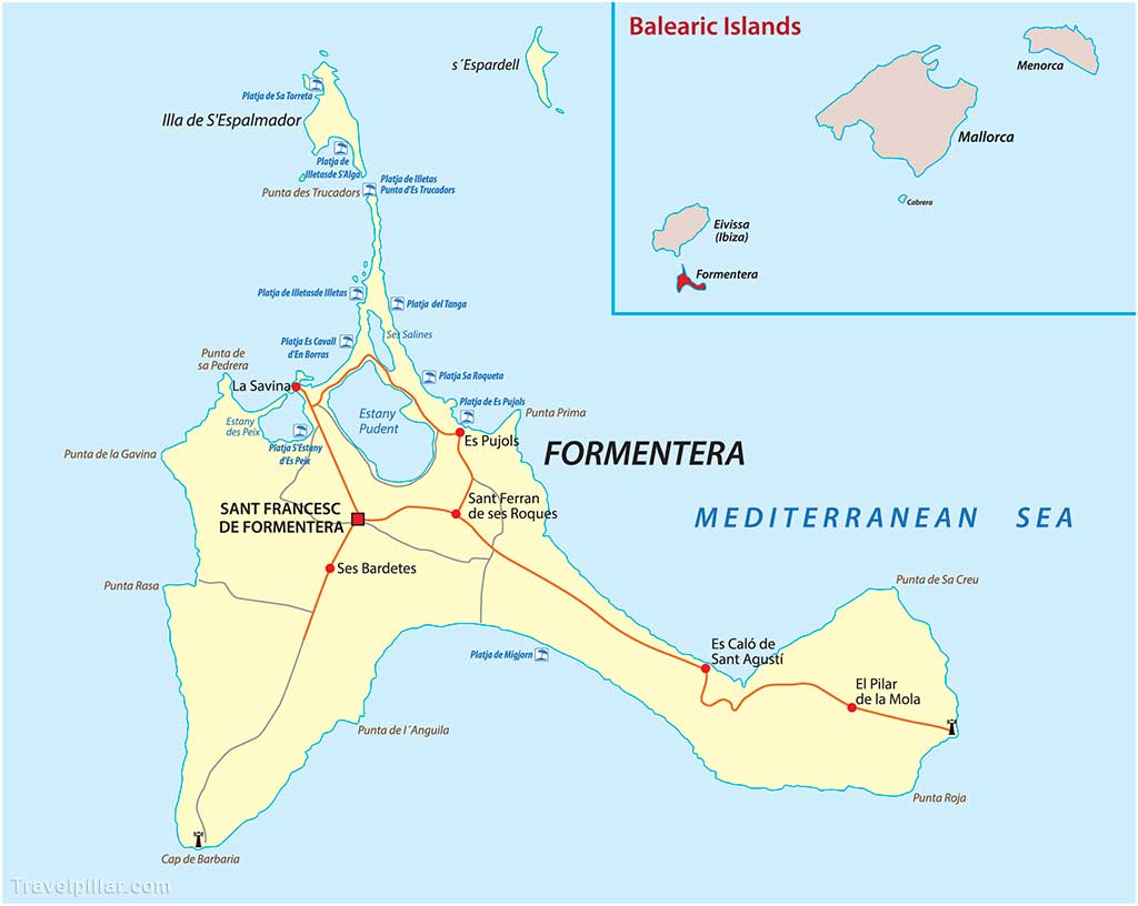 Formentera Map