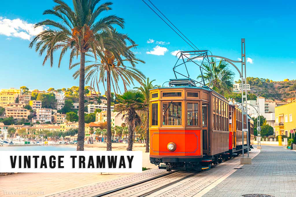 Vintage Tramway, Port de Soller, Mallorca, Spain
