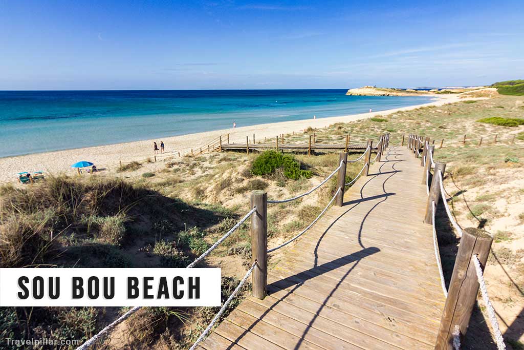 Sou Bou Beach, Menorca, Spain