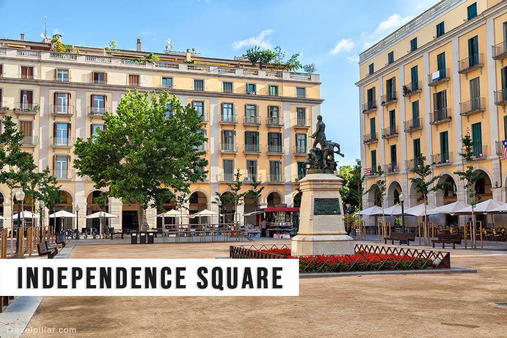 Independence Square, Girona, Spain