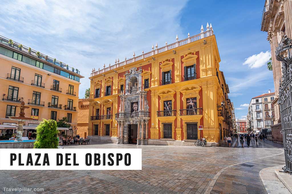 Plaza del Obispo, Malaga, Spain