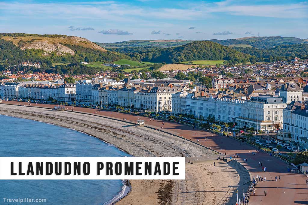 Llandudno Promenade, Wales, UK