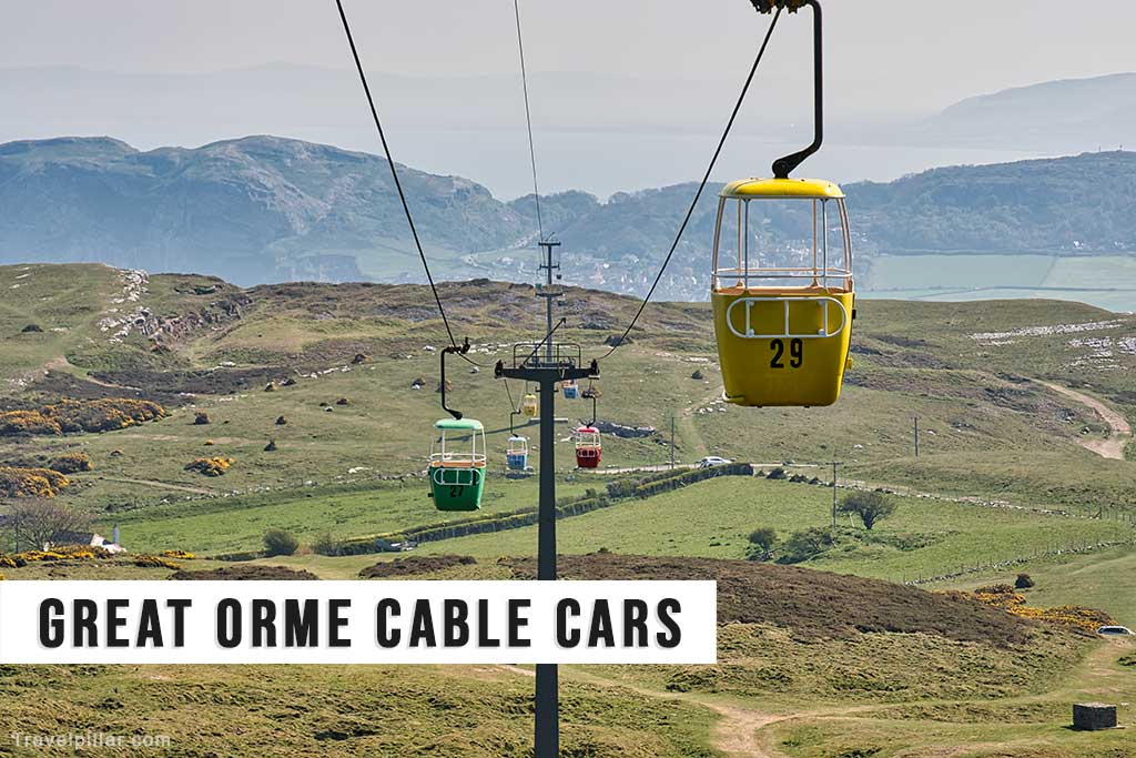 Great Orme Cable Cars, Llandudno, Wales, UK