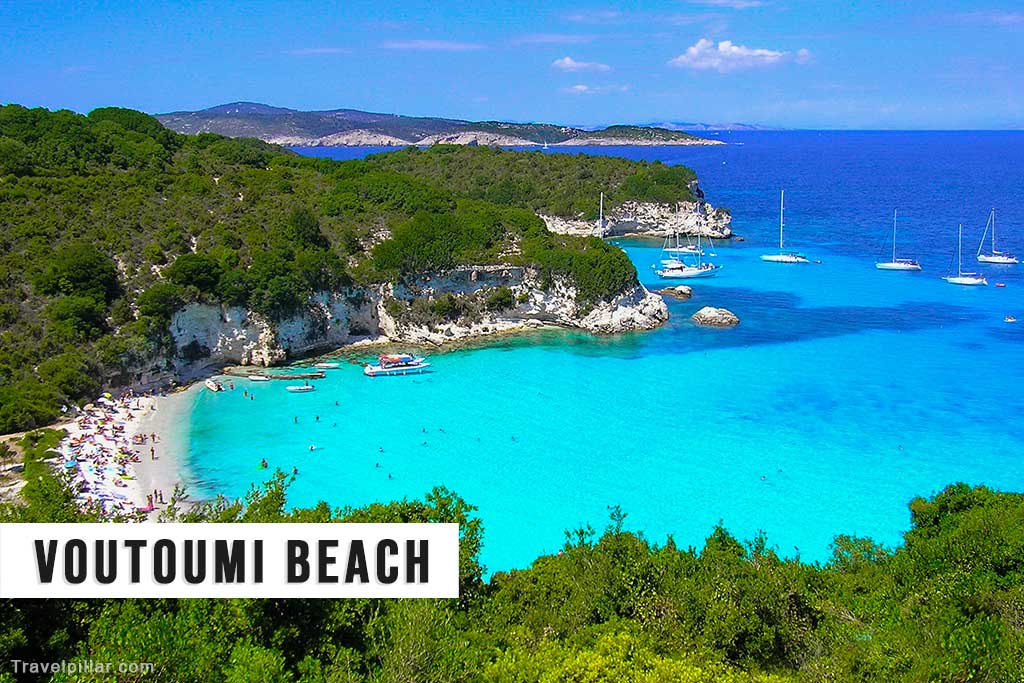 Voutoumi Beach, Antipaxos, Greek Islands