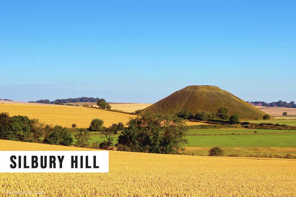 Silbury Hill near Avebury, Wiltshire