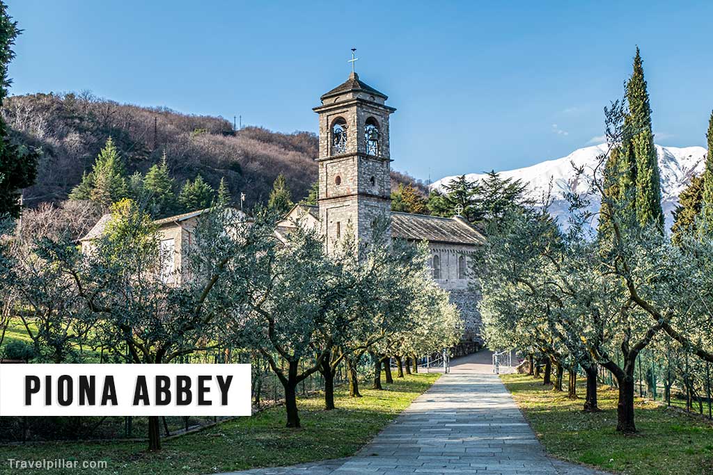 Piona Abbey, Lake Como, Italian Lakes, Italy