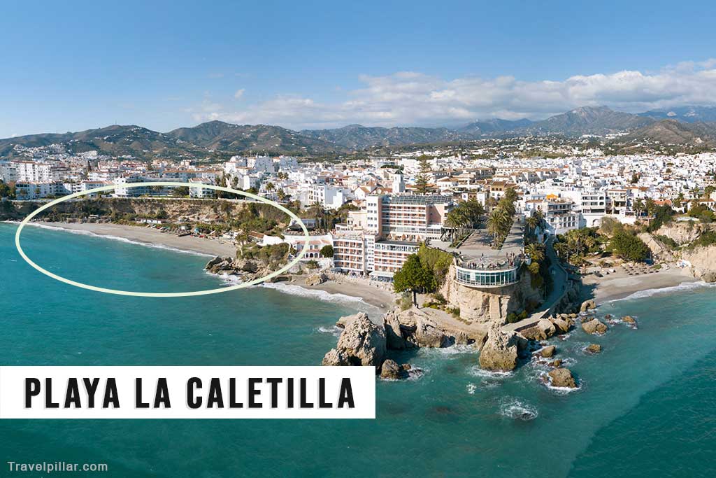 Playa La Caletilla, Nerja, Costa del Sol, Spain
