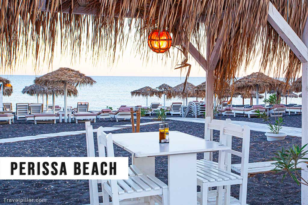 Perissa Beach, Santorini, Greece