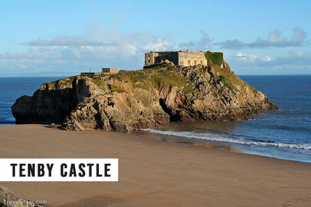 Tenby Castle, Wales, UK