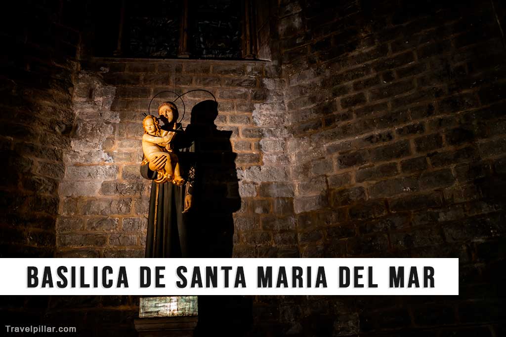 The Basilica de Santa Maria del Mar (Saint Mary of the Sea), Barcelona, Spain