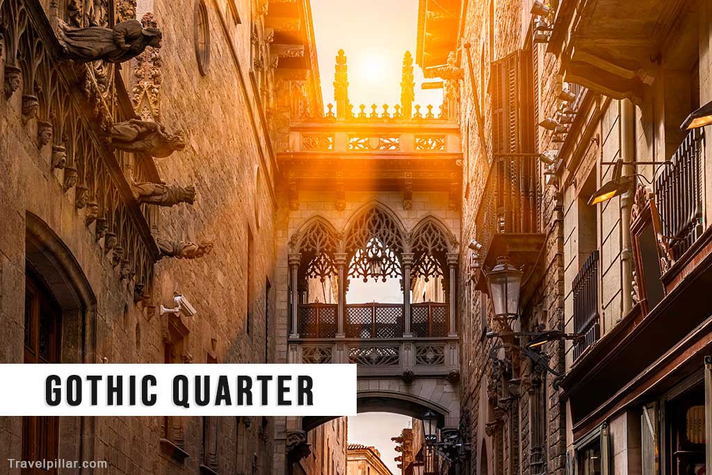 The Gothic Quarter (Barri Gotic), Barcelona, Spain