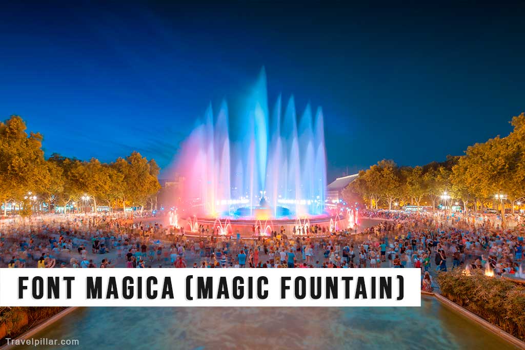 Magic Fountain of Montjuïc (Font Màgica de Montjuïc), Barcelona, Spain