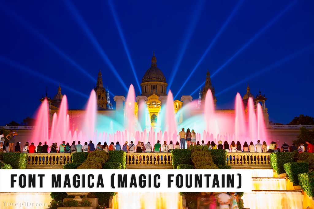 Magic Fountain of Montjuïc (Font Màgica de Montjuïc), Barcelona, Spain