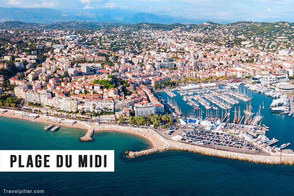 Plage du Midi Beach, Cannes, France