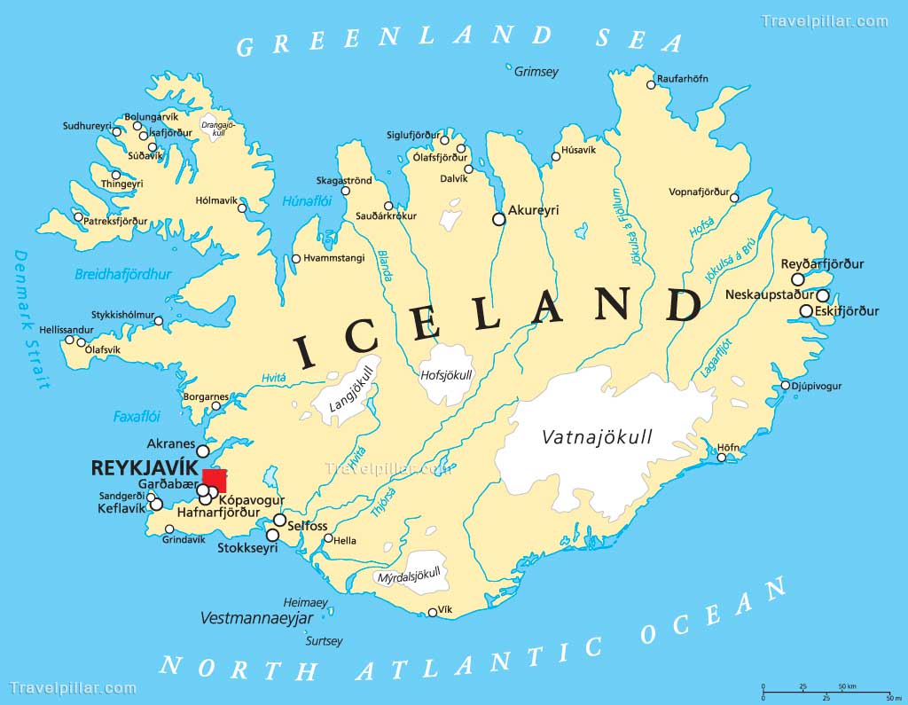 Iceland Map