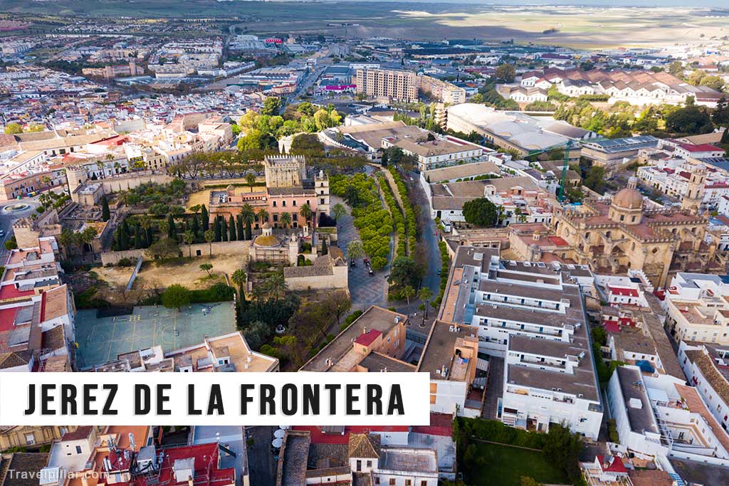 Aerial view of Jerez de la Frontera, Spain