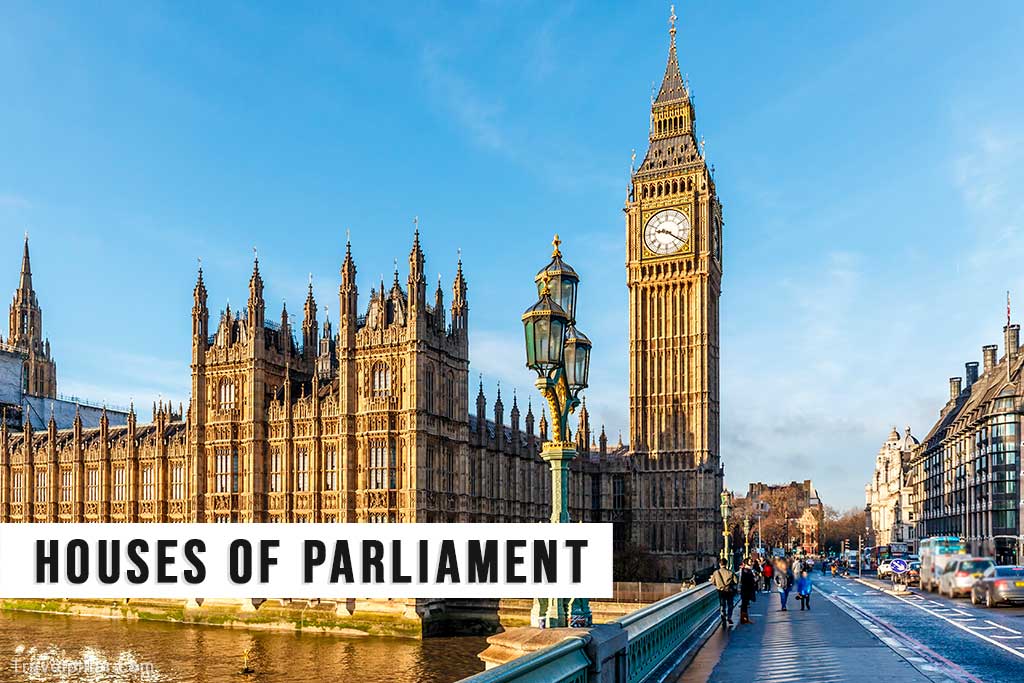 Big Ben and the Houses of Parliament in London