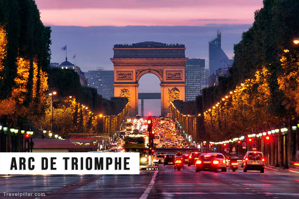 Arc de Triomphe, Paris, France