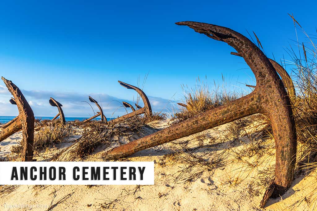 Anchor Cemetery (Praia do Barril Beach), Tavira Island, Portugal