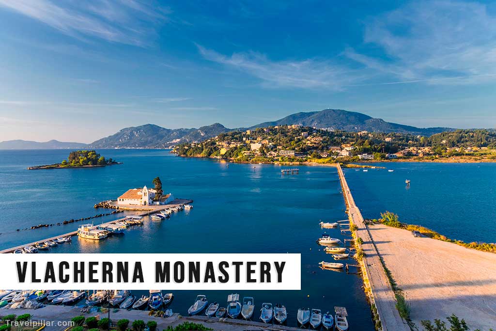 Vlacherna Monastery, Corfu, Greece