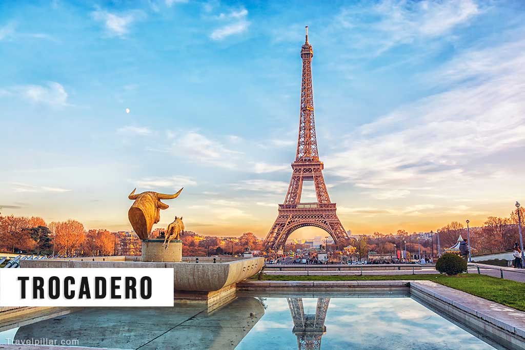 View of the Eiffel Tower from the Trocadero