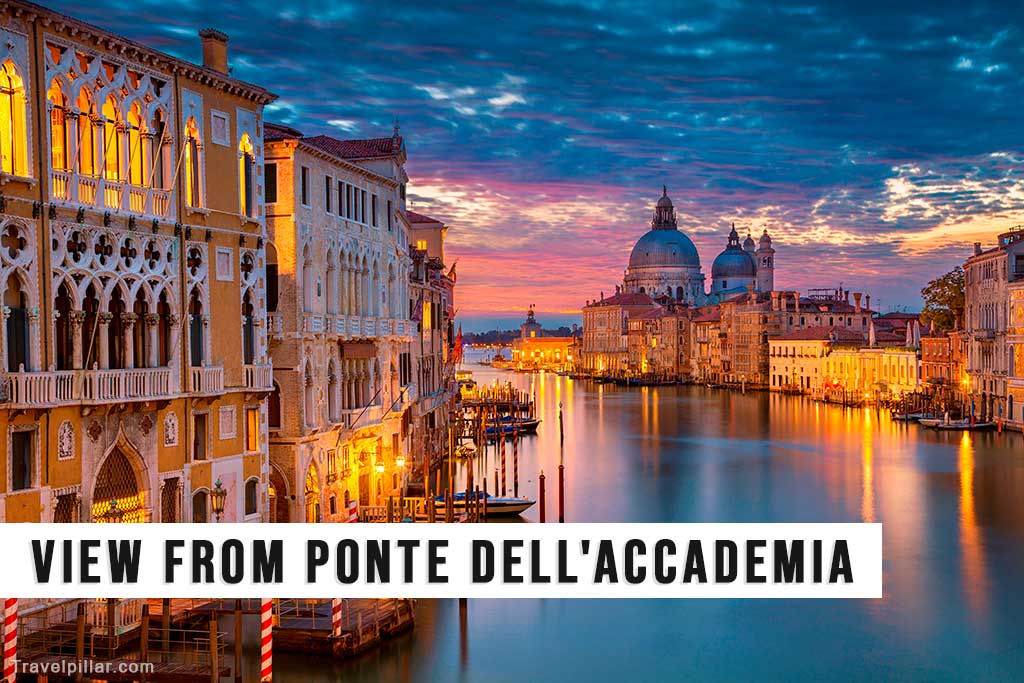 View from Ponte dell’Accademia (Academy Bridge), Venice