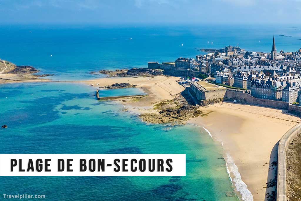 Plage de Bon-Secours, Saint-Malo, Brittany