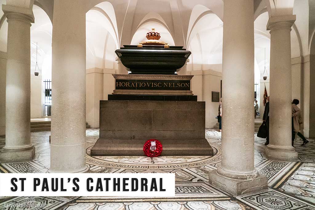 Nelson Crypt St Paul's Cathedral London