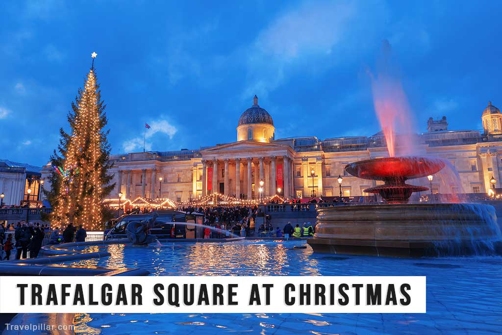 Trafalgar Square at Christmas