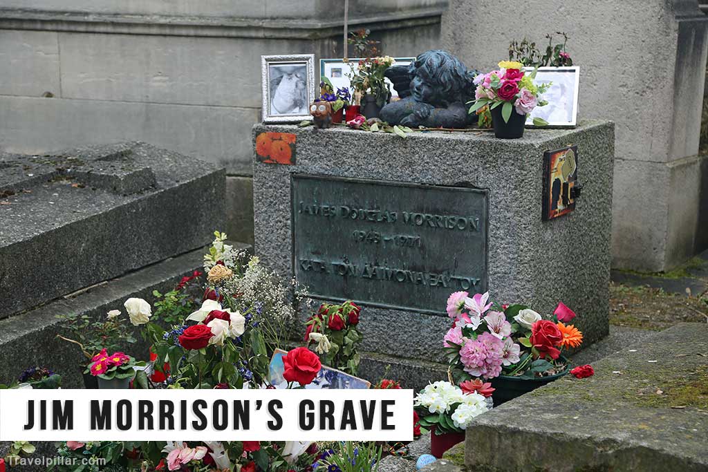 Jim Morrison's Grave, Père Lachaise Cemetery Paris