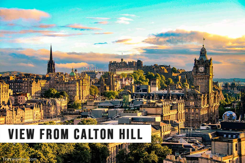 View from Calton Hill, Edinburgh, Scotland