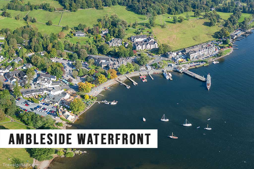 Ambleside waterfront, Lake Windermer, Lake District National Park, UK