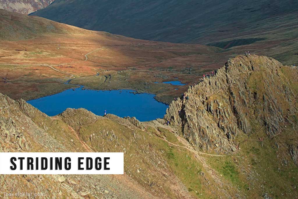 Striding Edge, Helvellyn, Lake District National Park, UK