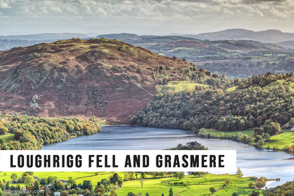 Loughrigg Fell behind Grasmere Lake, Lake District