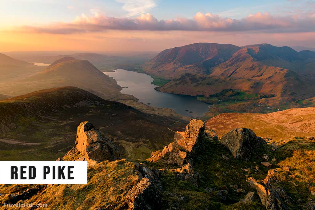 View of Crummock Water from Red Pike, Lake District