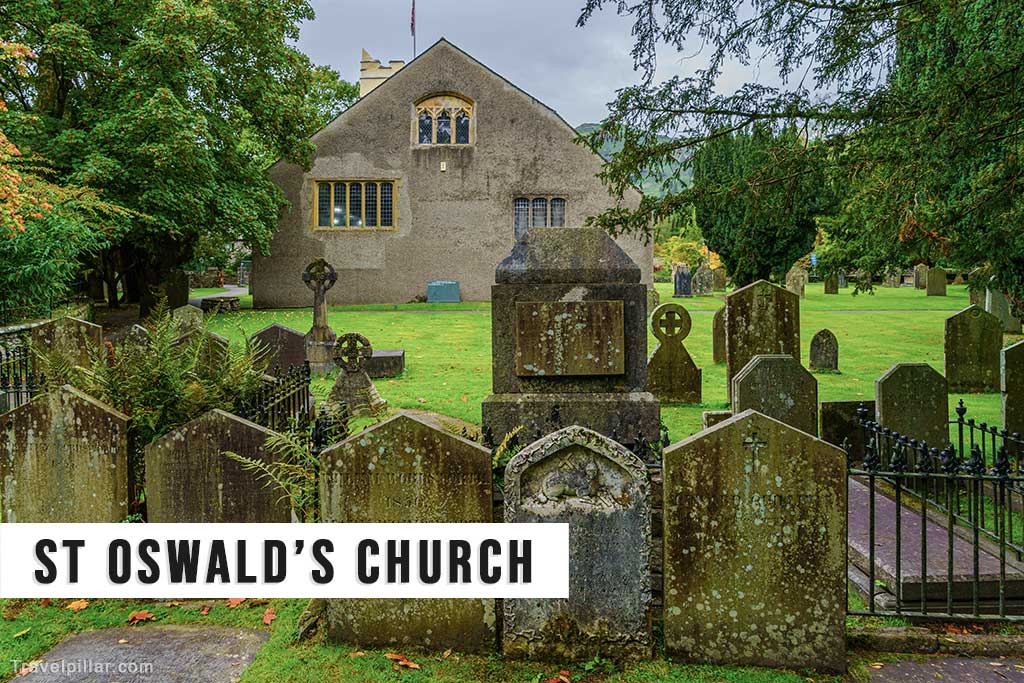 Wordsworth's Grave in St Oswald's Church in Grasmere, Lake District