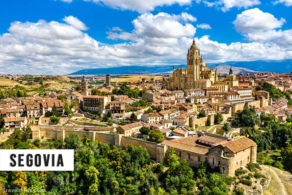 Segovia City (Aerial view), Spain