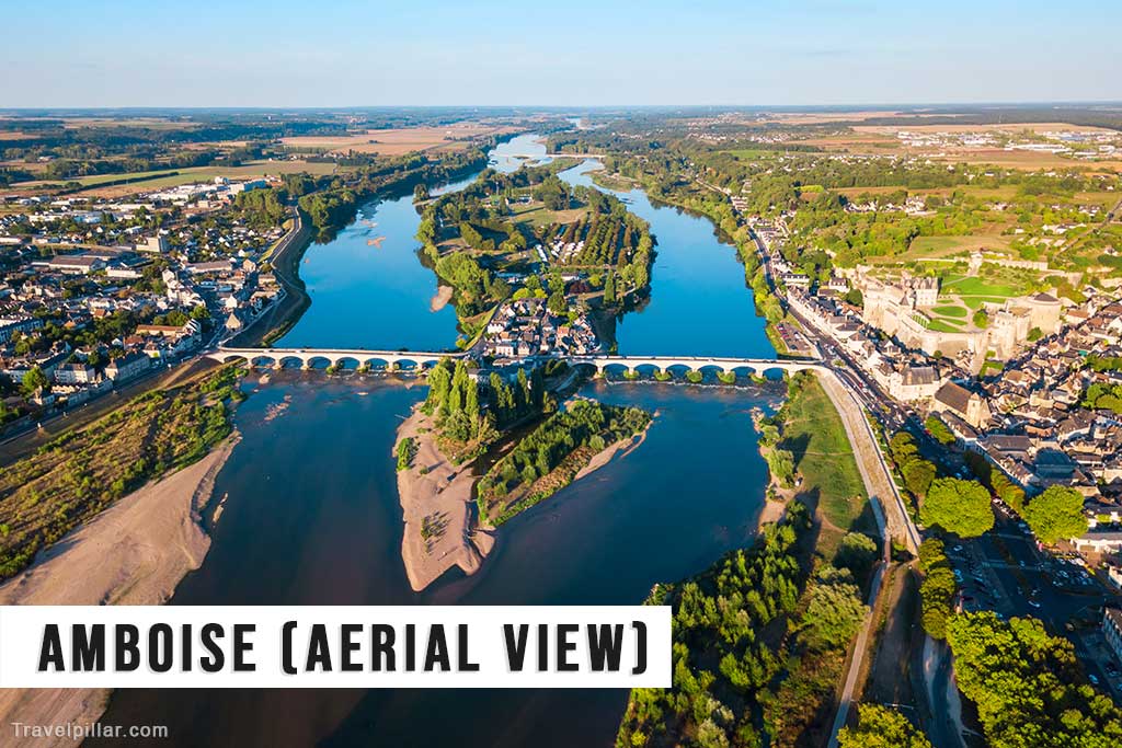 Amboise, (Aerial View), Loire Valley, France