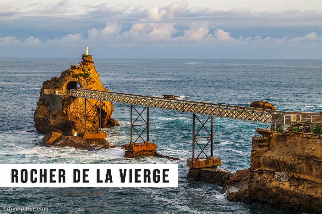 Rocher de la Vierge, Biarritz, France