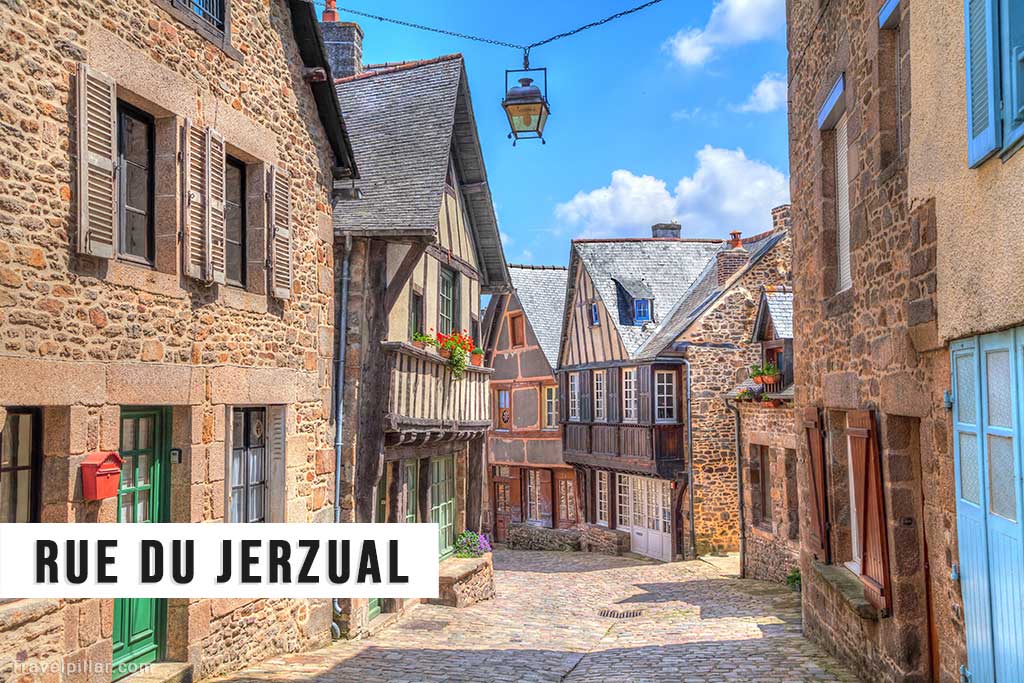 Rue du Jerzual, Dinan, France